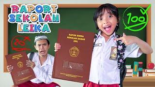 PERTAMA KALI LEIKA DAN TOMPEL TERIMA RAPORT SEKOLAH  TOMPEL TIDAK NAIK KELAS DRAMA PARODI