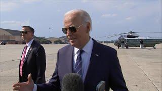 Biden responds to J.D. Vance as Trump's running mate