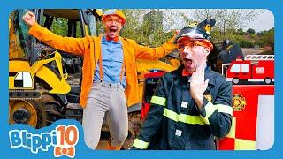 Blippi's Top 10 Moments with Vehicles! | Educational Videos for Kids