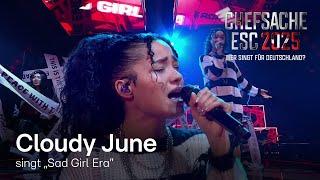 Cloudy June – rockt ihren eigenen Song Sad Girl Era ​​​​  ​​| Chefsache ESC 2025 