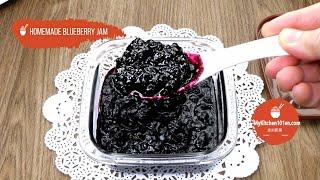 Homemade Blueberry Jam Filling with Frozen Blueberries | MyKitchen101en