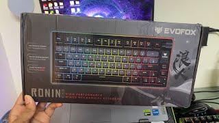 Unboxing Evo Fox Ronin TKL Mechanical Gaming Keyboard#gamingkeyboard #unboxing #gaming