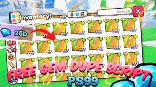 PET SIMULATOR 99 GEM DUPE SHOWCASE | WORKING | FREE | ROBLOX | PS99 | PET SIM 99