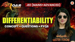 Differentiability | JEE 2025 | All Concepts And Questions | Namrata Ma'am