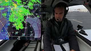 IMC flight through light and moderate rain to Portland, OR (KPDX) in a Cirrus SR22T