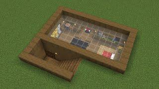 Minecraft - How to build an Underground Base House