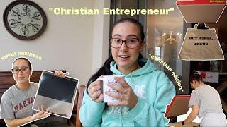 Day in the life of a CHRISTIAN ENTREPRENEUR | Small Business Owner *christian edition* | Ministry
