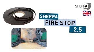 SHERPA Fire Stop 2.5 - The solution for connection joint fire protection in timber construction