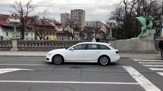 Time-lapse of the Dragon Bridge in Ljubljana, Slovenia on 3-9-20 - S L