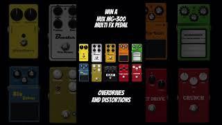 Win a NUX MG-300 Multi FX pedal! #nuxefx