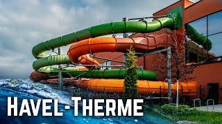 Alle Wasserrutschen in der neuen Havel-Therme in Werder POV