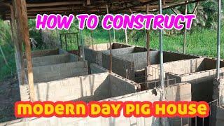 How to construct modern day pig house