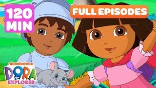 Dora FULL EPISODES Marathon! ️ | 5 Full Episodes - 2 Hours! | Dora the Explorer