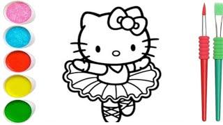 Beautiful Hello Kitty Drawing, Painting & Coloring For Kids and Toddlers_ Child Art#drawing#coloring