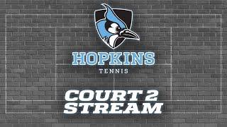 NCAA Men’s Tennis - N.C. Wesleyan vs Johns Hopkins - Court 2
