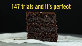 147 trials to create the PERFECT BROWNIE RECIPE a 20 year obsession