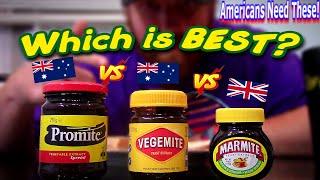 American Reviews Vegemite VS Promite VS Marmite