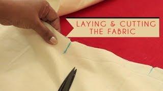 Lesson 4 - Laying and cutting the fabric in the right way to make a Kurti/kameez /dress