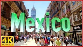 4K WALK MEXICO CITY virtual walk CDMX slow tv TRAVEL VIDEO, documentary