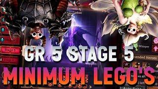 The EASIEST Way To BEAT Stage 5 of Gear Dungeon 2! Minimum Hero's; No Lego Lords | Watcher of Realms