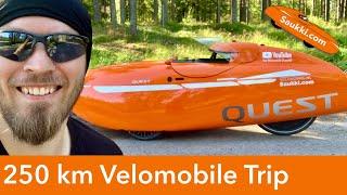 250 km Velomobile Road Trip to Manamansalo