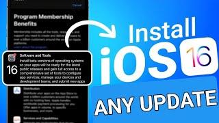 iOS 16 Developer Beta Out Now !! How To Install ( Fix Update Not Showing )