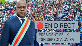 En Direct : PRÉSIDENT FÉLIX TSHISEKEDI A UVIRA le 9/12/2023