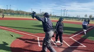 Ava Smith double down the third base line