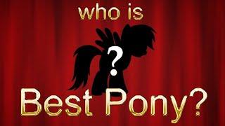 Who is Best Pony? (MLP Analysis) - Sawtooth Waves