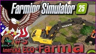 Americká Eco-Farma | Ostří pily a nové obzory?!? Farming Simulator 25 #5 CZ/SK