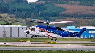 [4K] Sikorsky S-92A Helibus of Bristow Helicopters @AberdeenAirportABZ