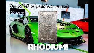 Rhodium- The World's Most Expensive Metal Reached $27000 An Ounce! What It Looks Like!