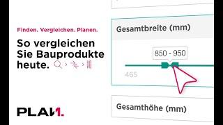 Plan.One - Die Vergleichsplattform für Bauprodukte