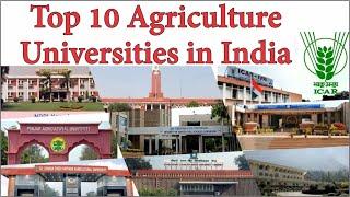 Top 10 Agriculture Universities in India|Top Agriculture University in India | ICAR Ranking list|