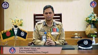 Commandant DIG Md. Mainul Islam, ndc welcomes PTC, Tangail students to POTI