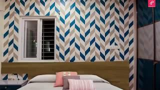 How to Paint a Herringbone Wall Pattern | AapkaPainter