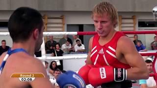 The light-welterweight (64 KG) bout. Arturs Ahmetovs (LAT) VS. Maxim Akopov (RUS)