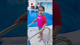 Anaya Or Papa Swimming  Pool Gaye 