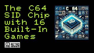 A C64 SID chip with 16 built in games for $8 - C64 SID replacement #pcbway #commodore