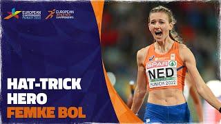 Femke Bol Completes Munich Hat-trick -  European Athletics Championships - Munich 2022