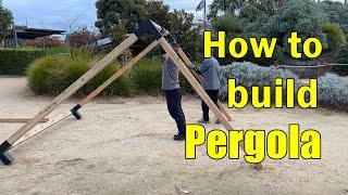 How to Build a Pergola Using Outmos