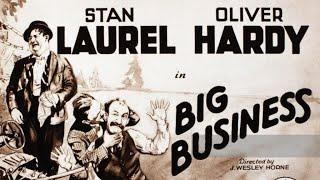 Laurel & Hardy - Big Business (1929) [silent film w/ soundtrack and SFX]