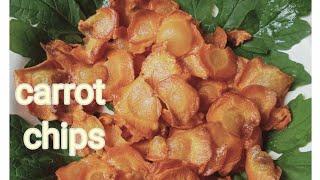 HOW TO MAKE CARROT CHIPS