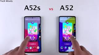 SAMSUNG A52 vs A52s 5G | SPEED TEST
