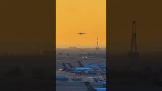 لندینگ هواپیما کیش/Airplane landing at Kish airport 