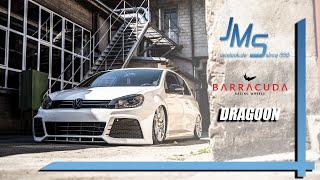 VW Golf 6 Extrem tief + laut , Bodykit & Barracuda Wheels + Racingbolts