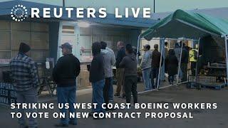 LIVE: Striking US West Coast Boeing workers to vote on new contract proposal