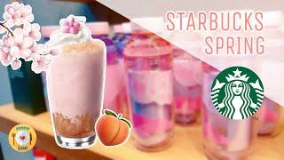 Starbucks Singapore Spring Blossom Drink & merchandises  / スターバックス スプリング Cafe Vlog