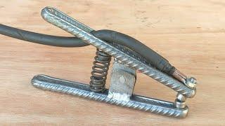 few know the creative idea of ​​a welder | Homemade DIY mass welding pliers