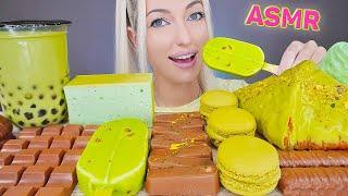 ASMR DUBAI CHOCOLATE, PISTACHIO DESSERTS, BUBBLE TEA, ICE CREAM, CAKE (SWEET FOOD) MUKBANG초콜릿 디저트 먹방